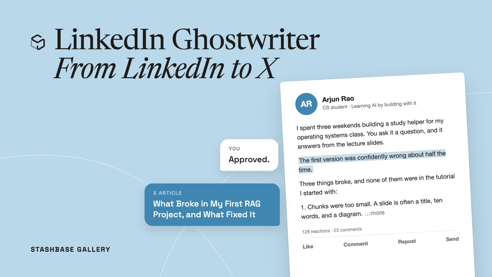 Cover of the LinkedIn Ghostwriter library