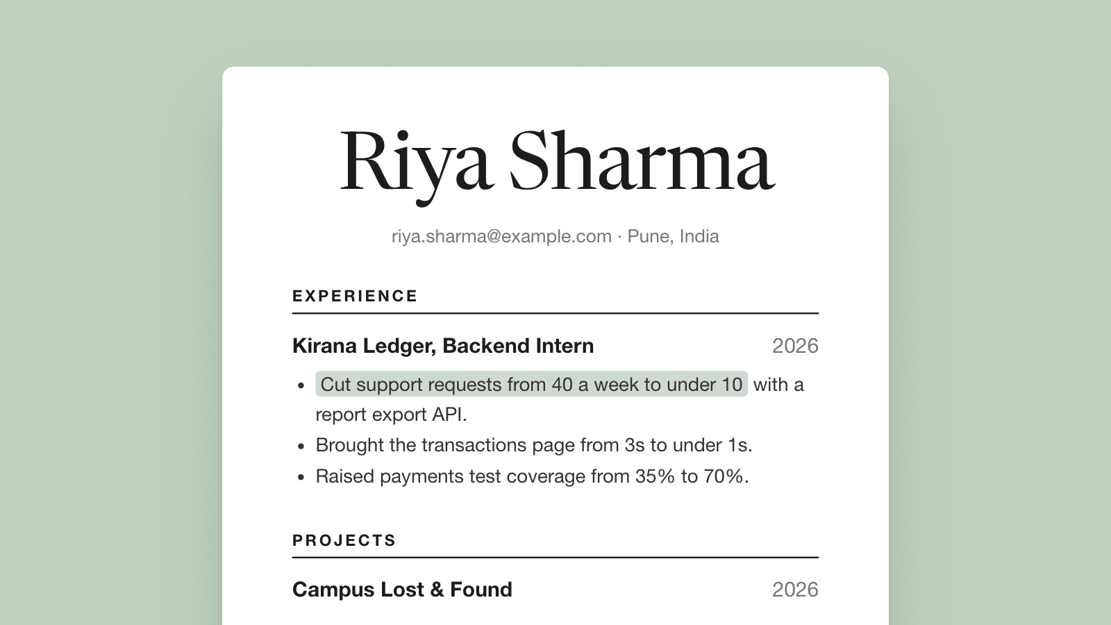 Resume Builder cover