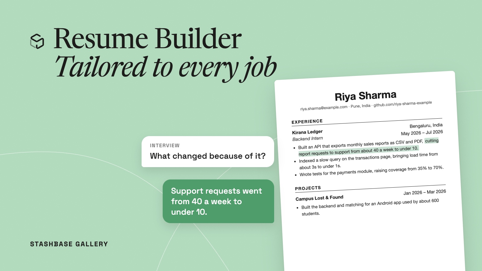 Cover of the Resume Builder library